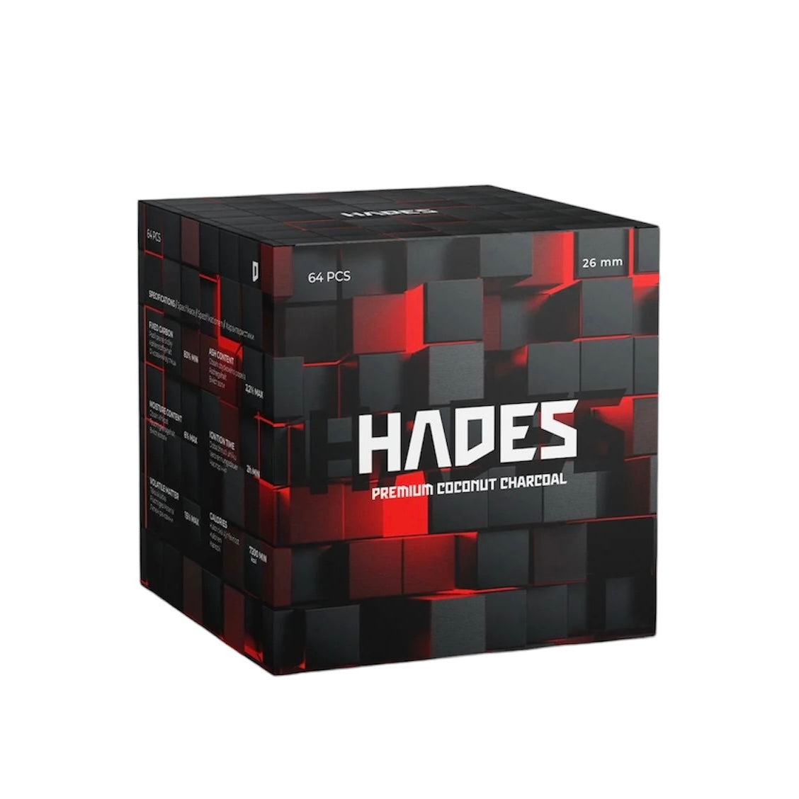 Uhlíky pro vodní dýmku "Hades" 26mm 1kg